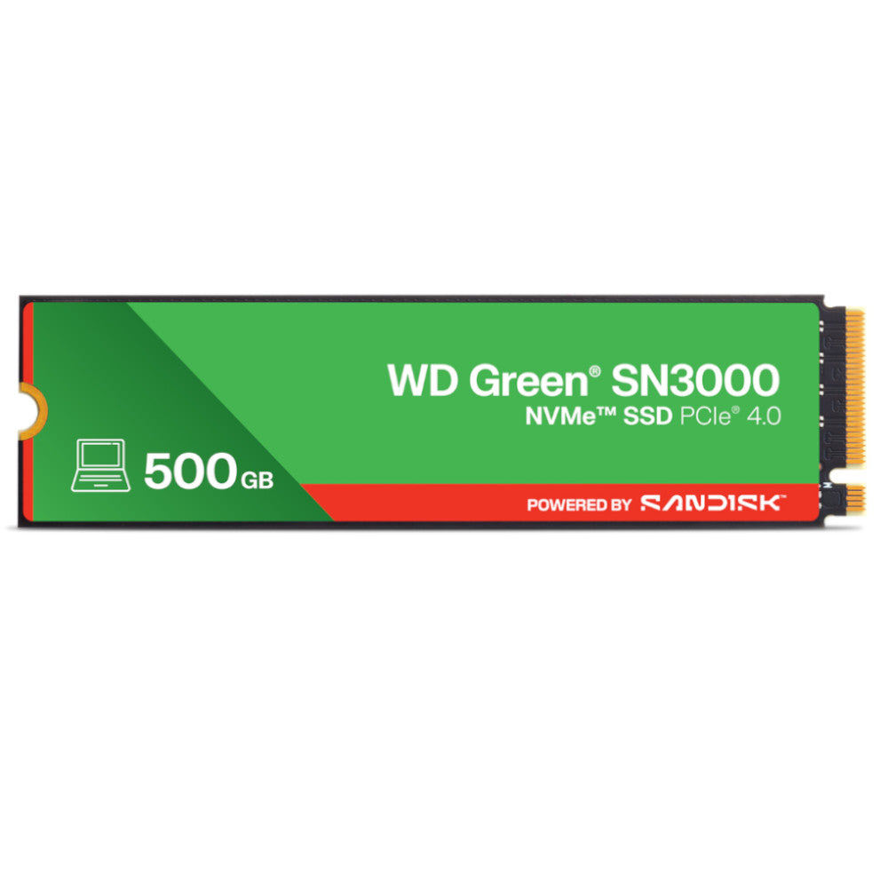 WD Green SN3000 500GB NVMe SSD M.2 2280 5000MB/s PCIe Gen4