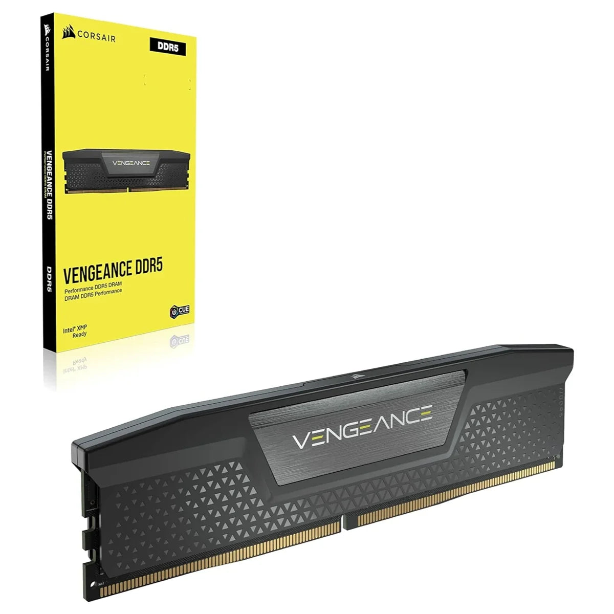 Corsair Vengeance DDR5 RAM, 16GB, 5200MT/s, CL40, Intel XMP 3.0, Black