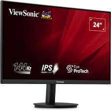 ViewSonic VA24G1-H 24" Full HD 144Hz Monitor, IPS, 1ms, Variable Refresh Rate