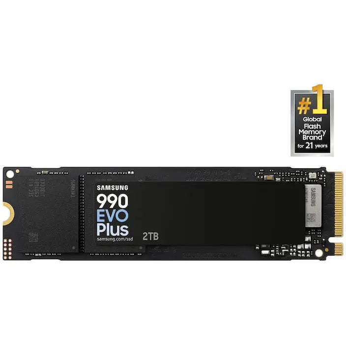Samsung 990 EVO Plus Gen4 NVMe SSD 2TB | MZ-V9S2T0 | 7,250 MB/s | M.2