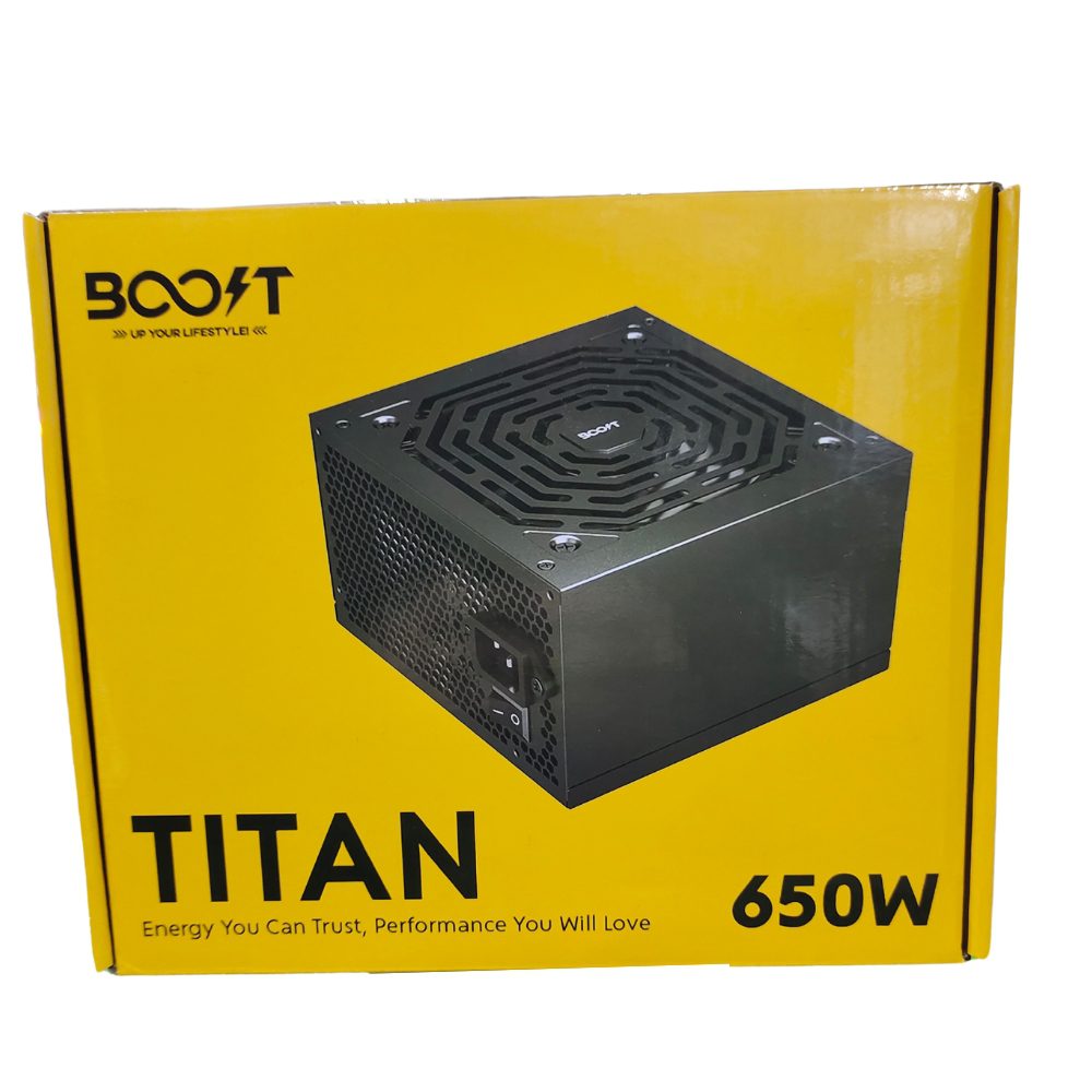 BOOST TiTAN 650W POWER SUPPLY NEW WiTH 1 YEAR WARRANTY