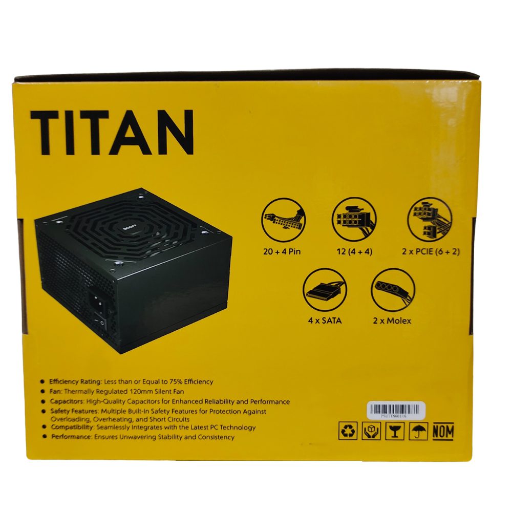 BOOST TiTAN 650W POWER SUPPLY NEW WiTH 1 YEAR WARRANTY