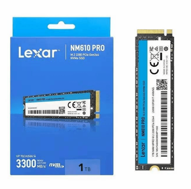Lexar NM610PRO M.2 2280 PCIe Gen3x4