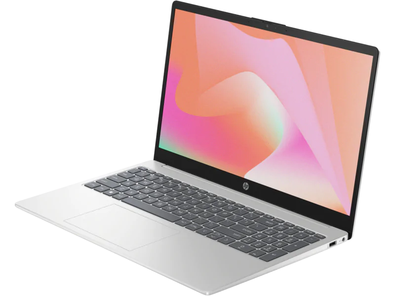 HP 15-FD0532NIA Laptop, Intel Core i3-1315U 4GB DDR4 256GB SSD Backlit KB 15.6" FHD Display | Silver